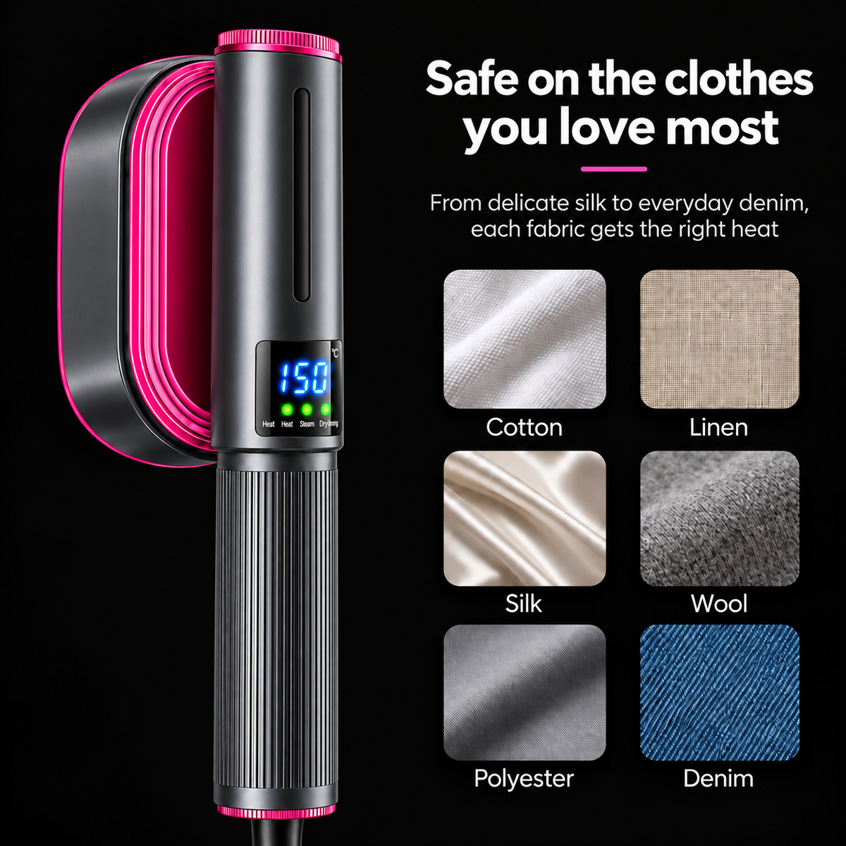 The Perfect Press™ - 2 in 1 Steamer & Iron