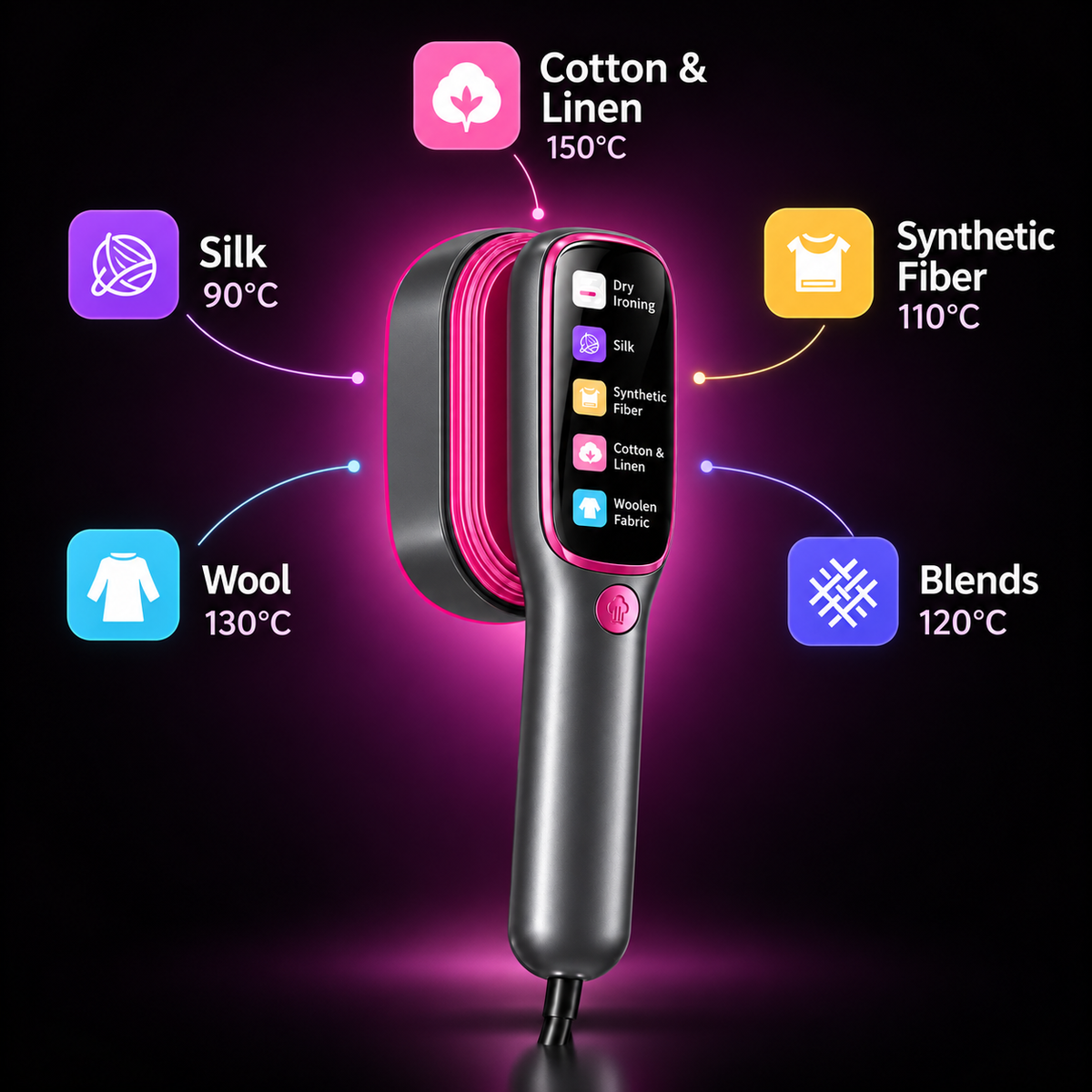 The Perfect Press™ - 2 in 1 Steamer & Iron